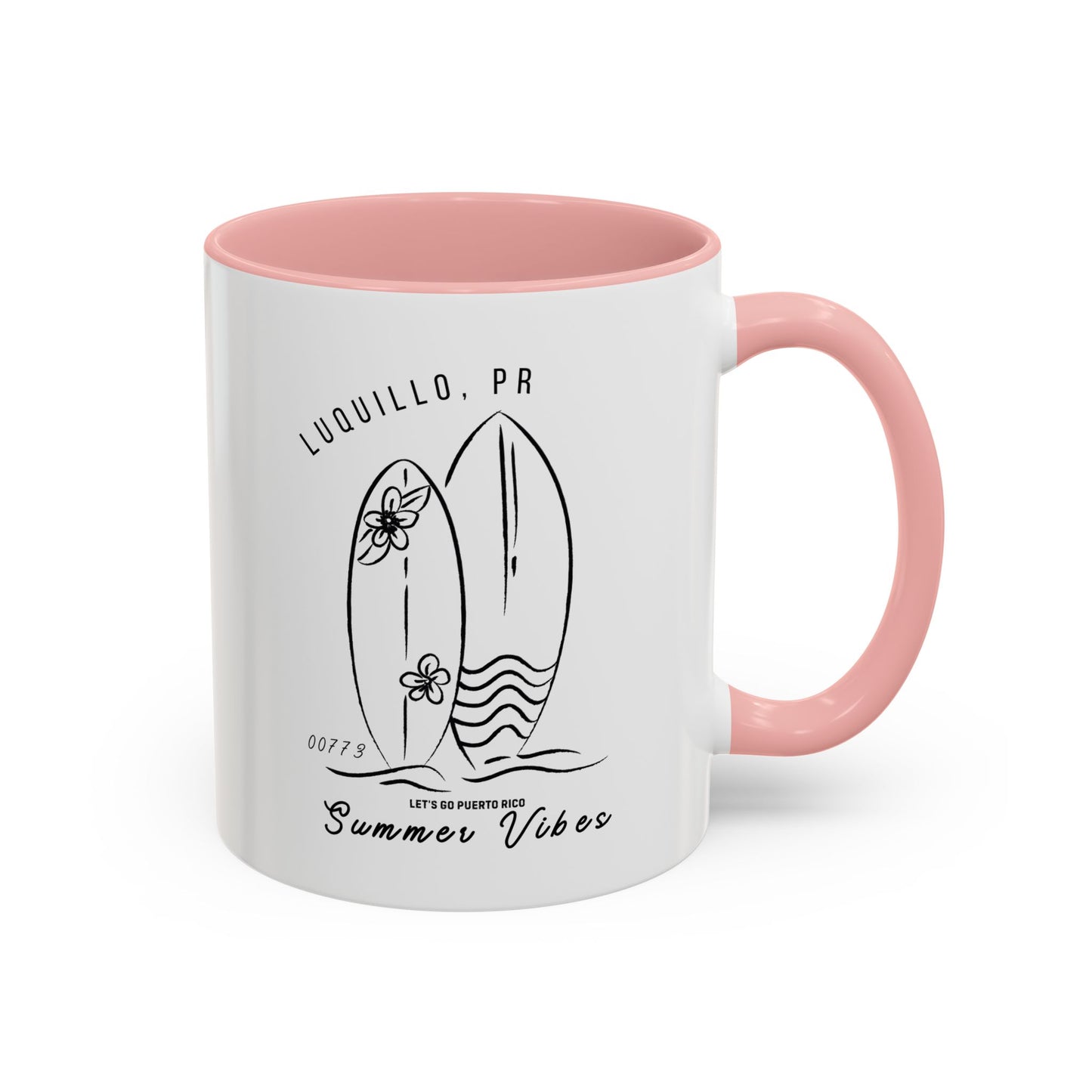 Luquillo Summer Vibes Accent Coffee Mug - 11oz
