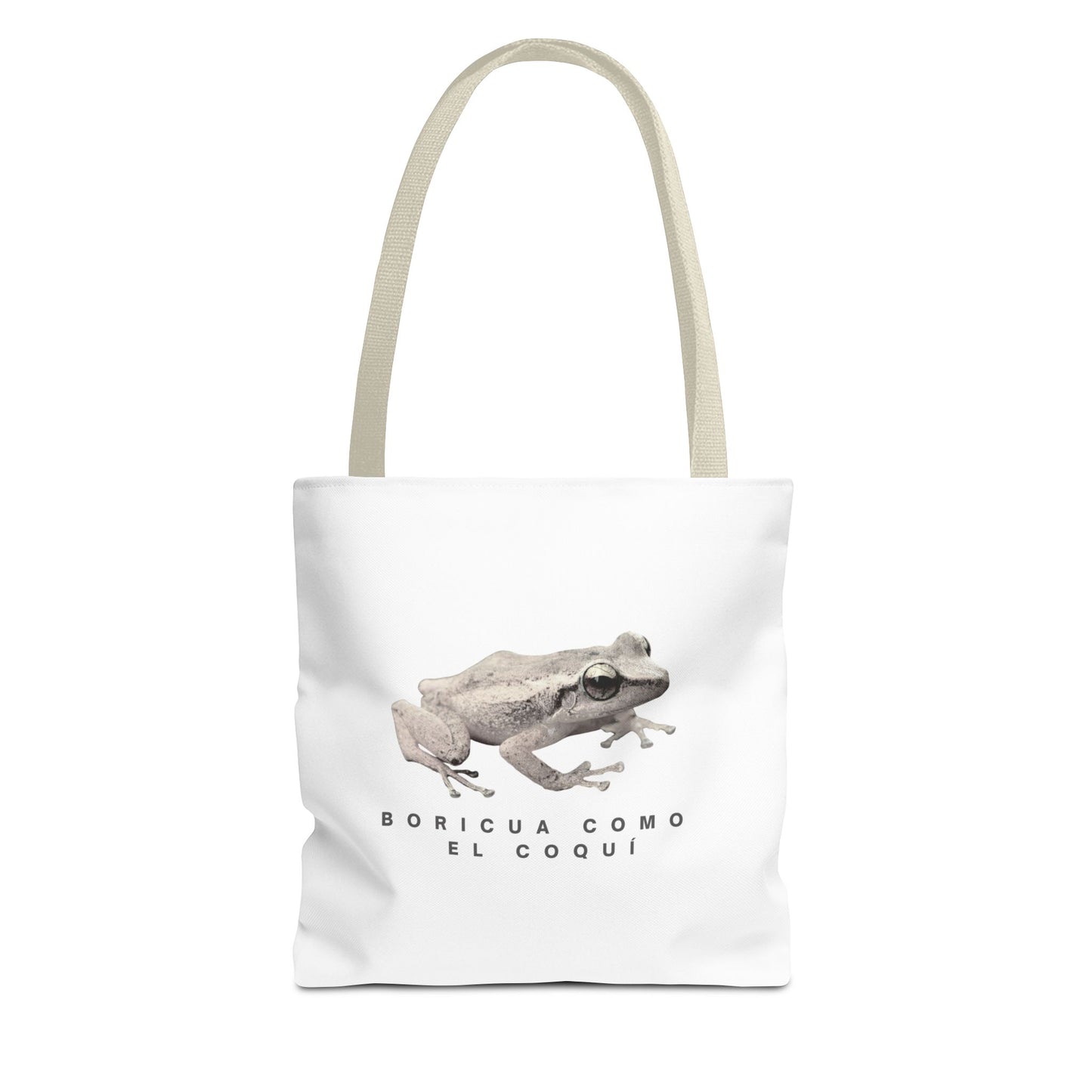Boricua Como El Coquí Tote Bag