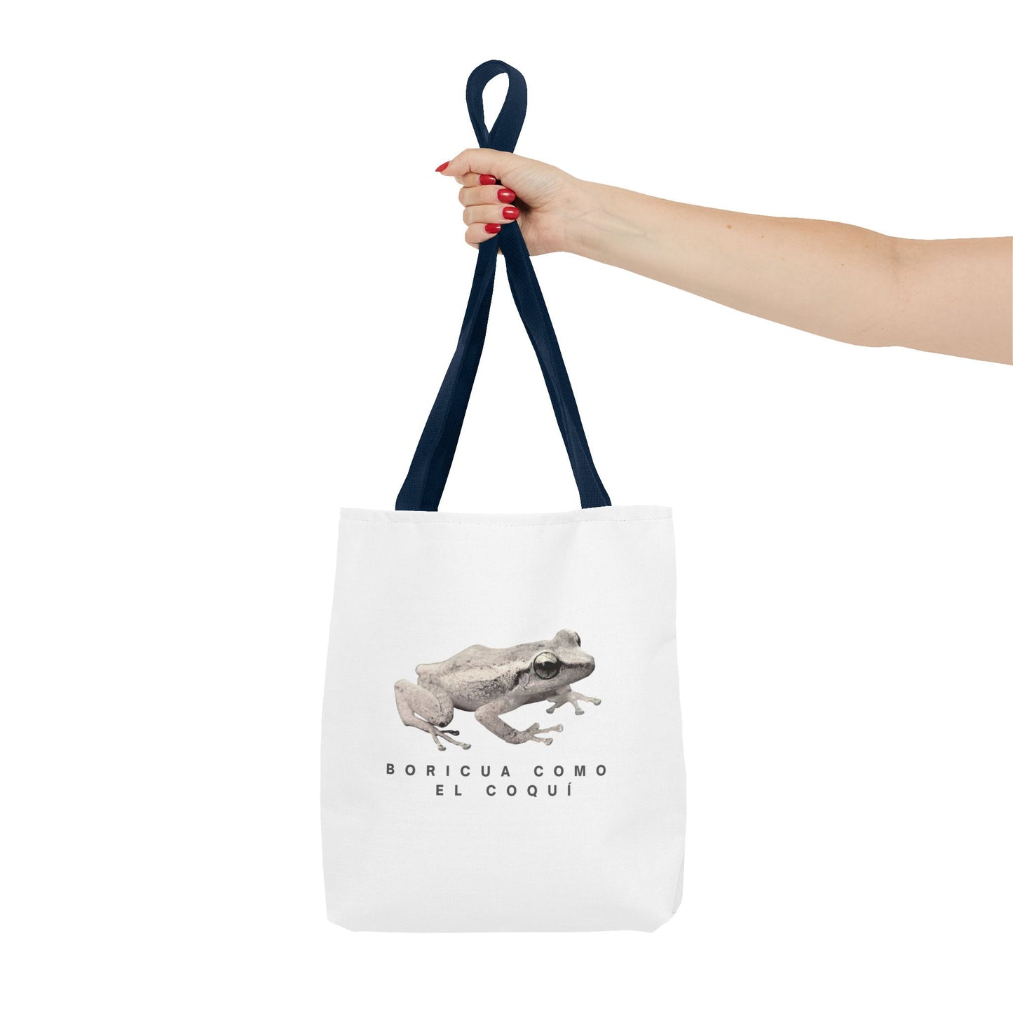 Boricua Como El Coquí Tote Bag