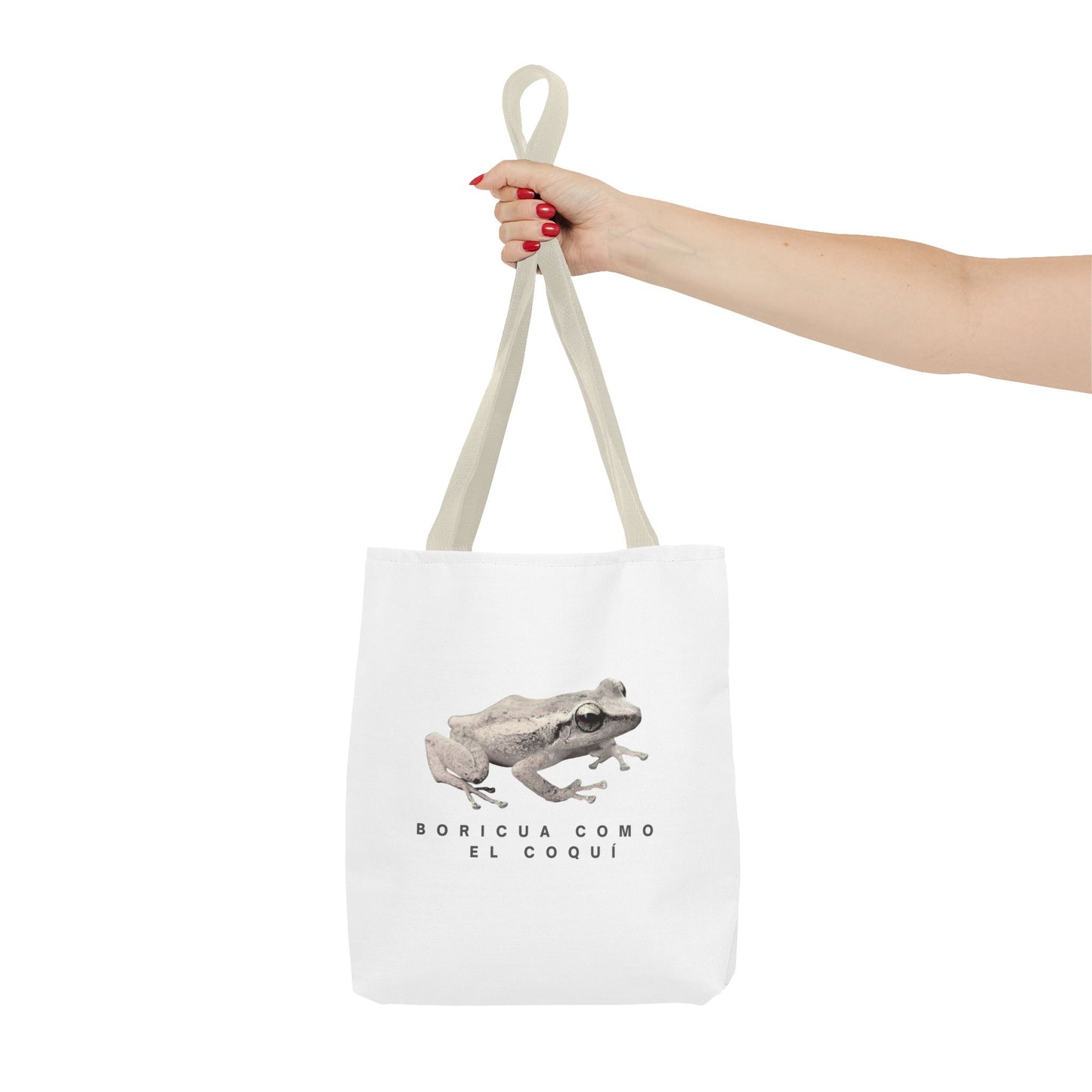 Boricua Como El Coquí Tote Bag