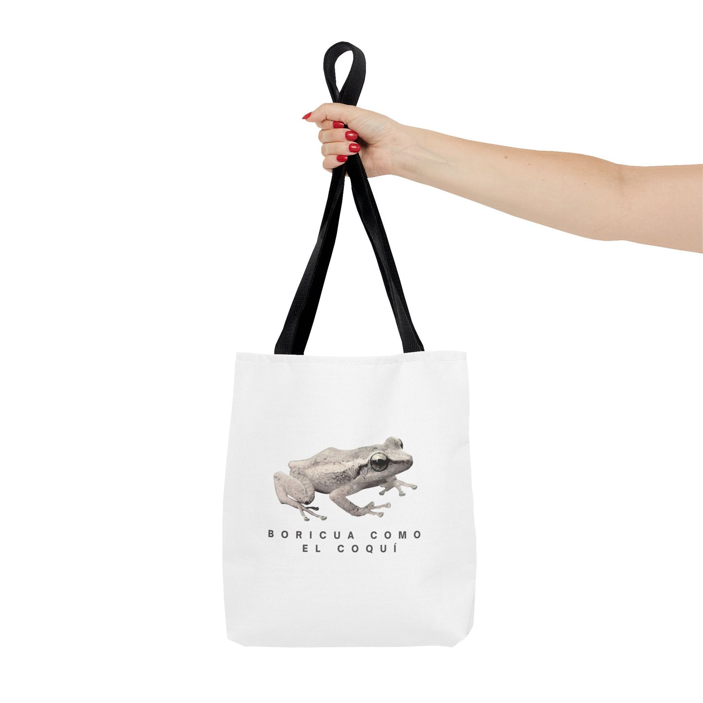 Boricua Como El Coquí Tote Bag
