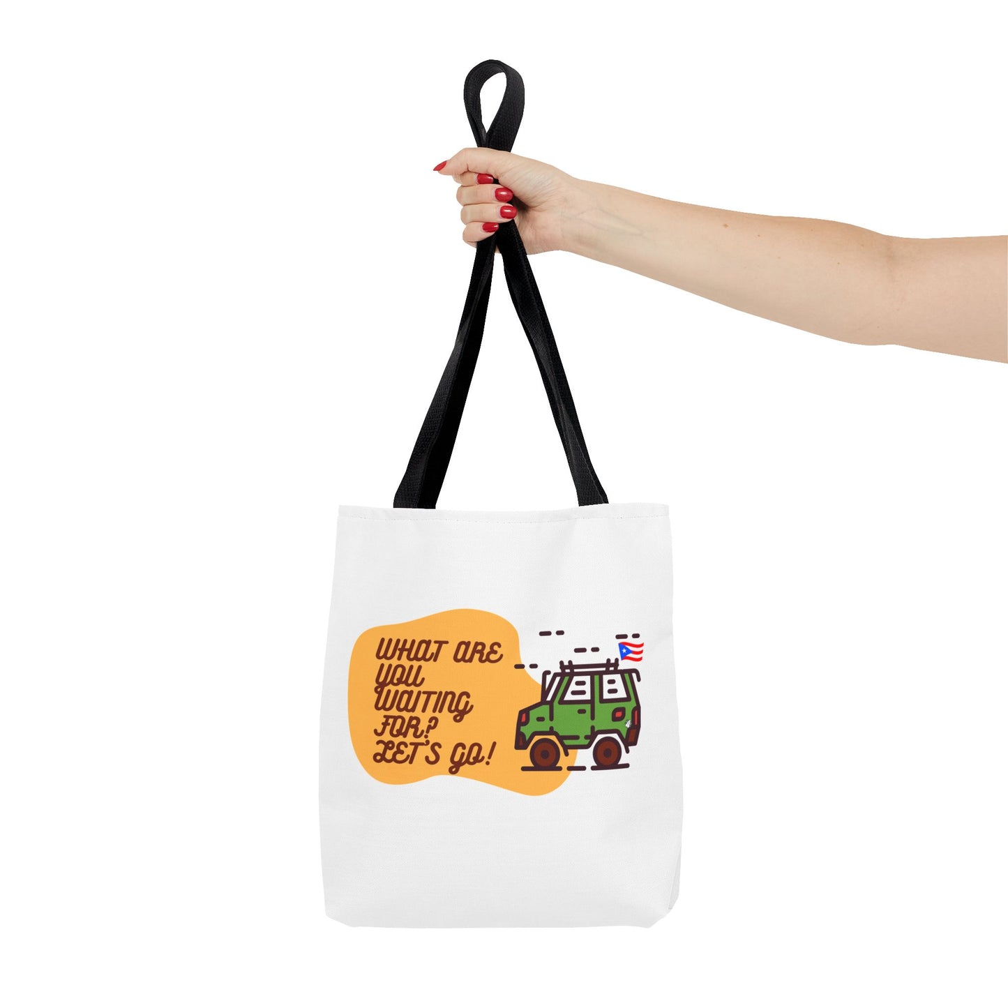 Let's Go Adventure Tote Bag