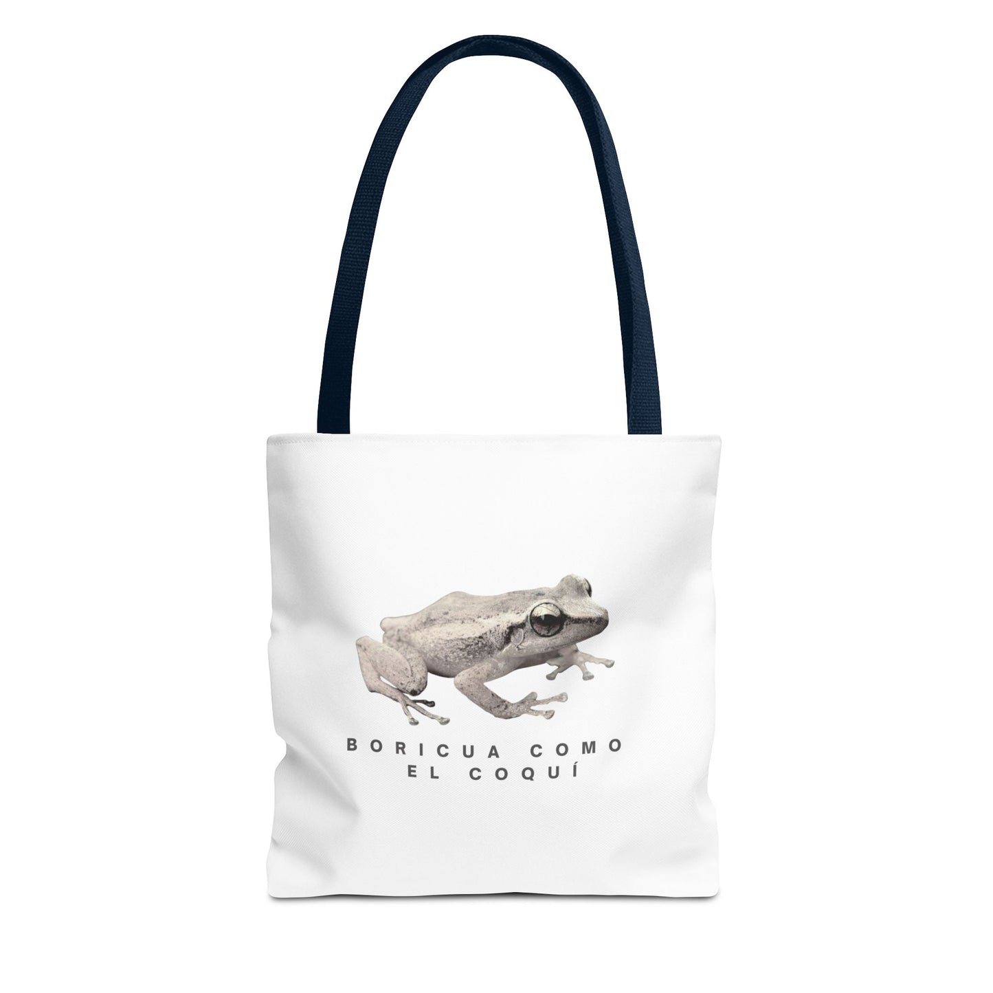 Boricua Como El Coquí Tote Bag