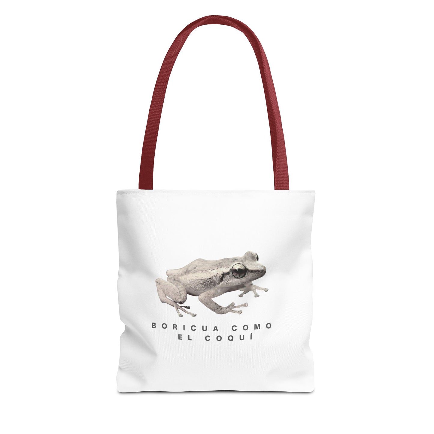 Boricua Como El Coquí Tote Bag