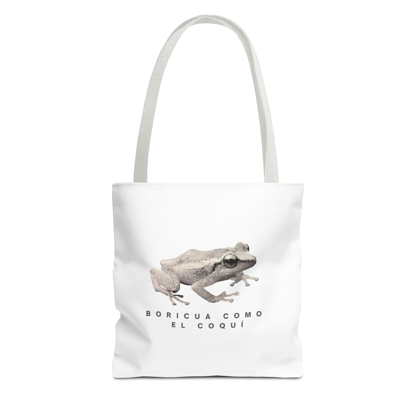 Boricua Como El Coquí Tote Bag