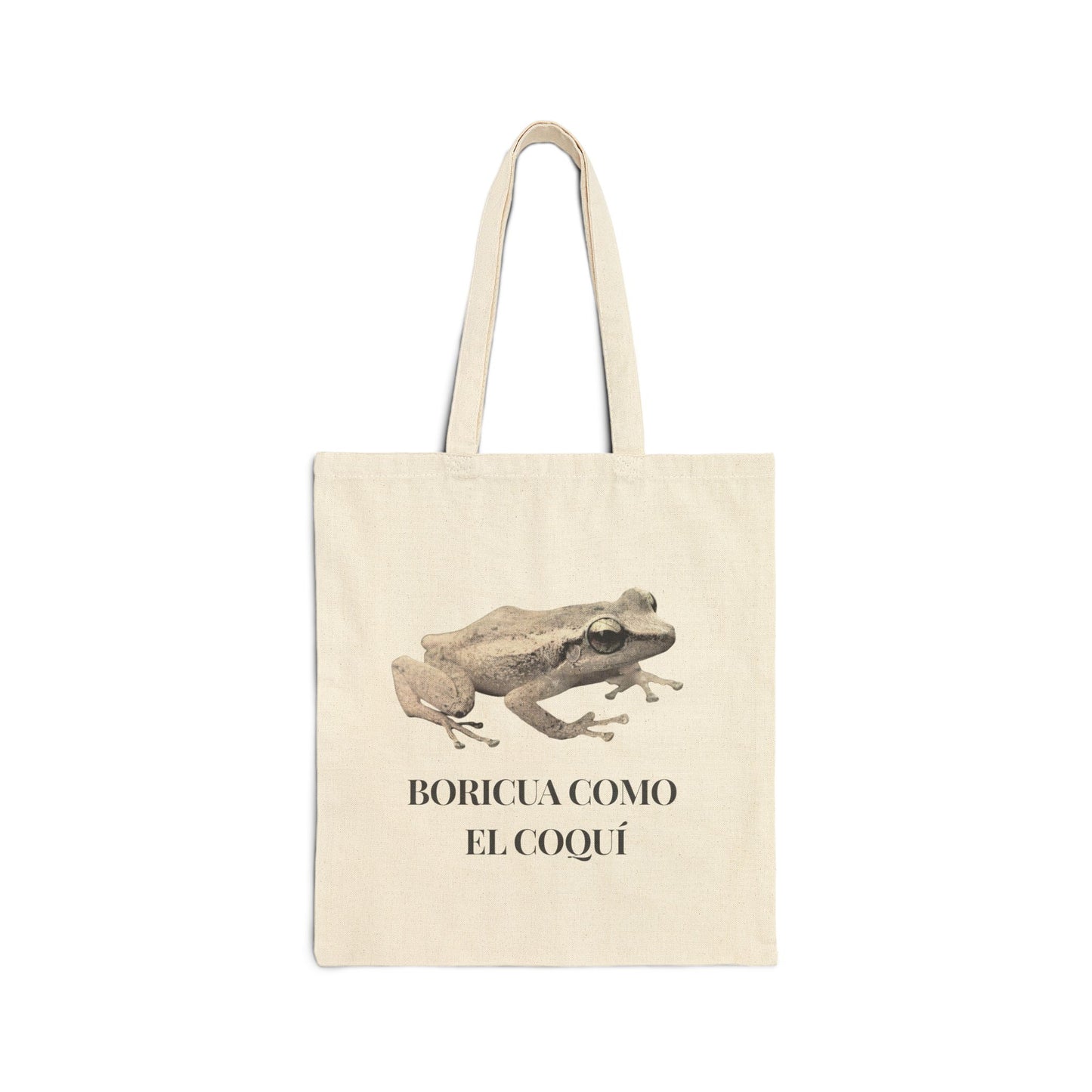 Boricua Como El Coquí Tote Bag