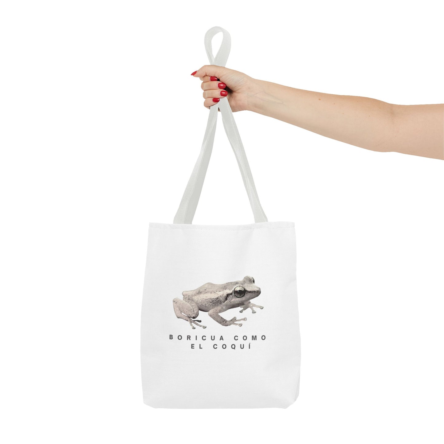 Boricua Como El Coquí  Tote Bag