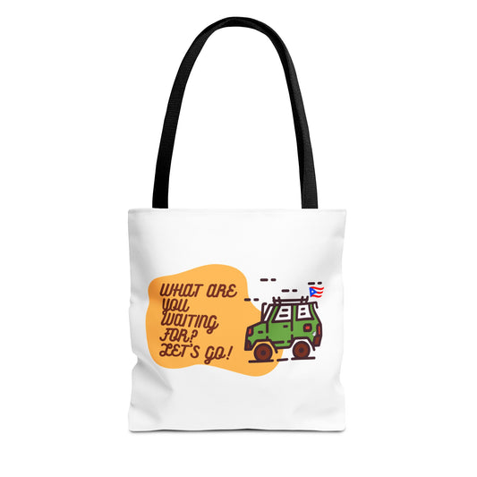 Let's Go Adventure Tote Bag