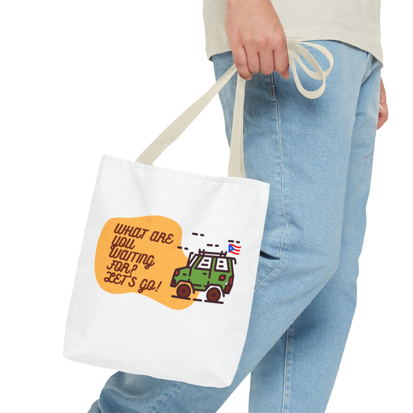 Let's Go Adventure Tote Bag