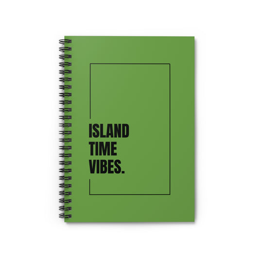 Island Time Vibes Spiral Notebook