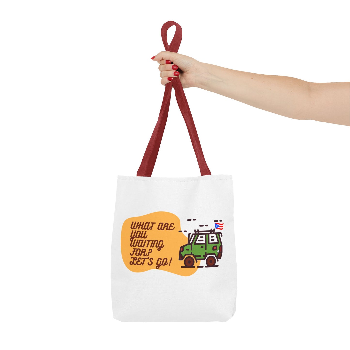Let's Go Adventure Tote Bag