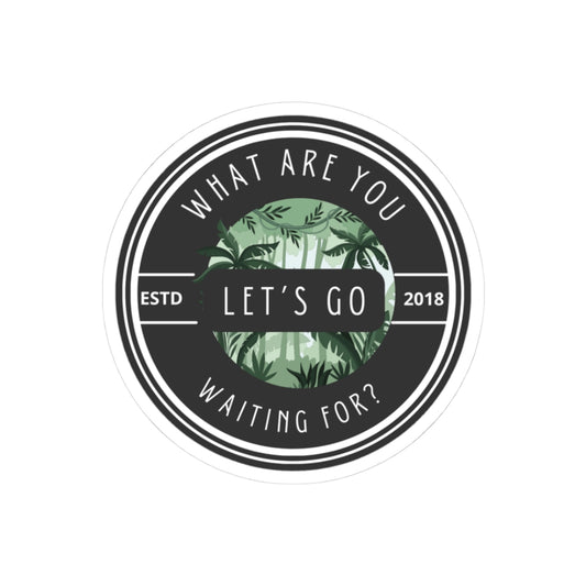 Let's Go Puerto Rico Sticker