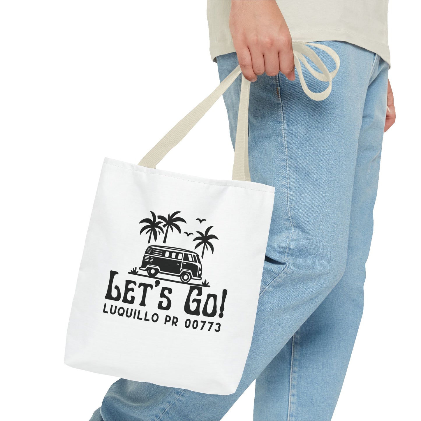 Let's Go Luquillo Tote Bag