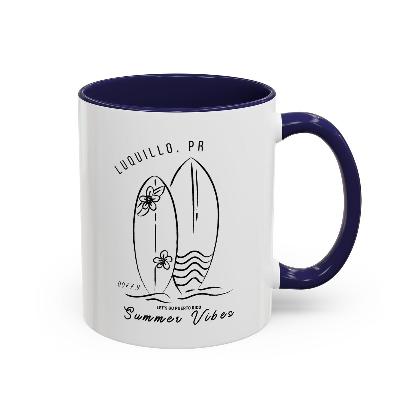 Luquillo Summer Vibes Accent Coffee Mug - 11oz