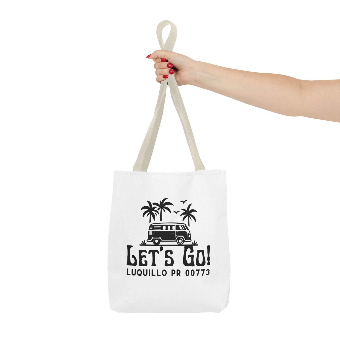 Let's Go Luquillo Tote Bag