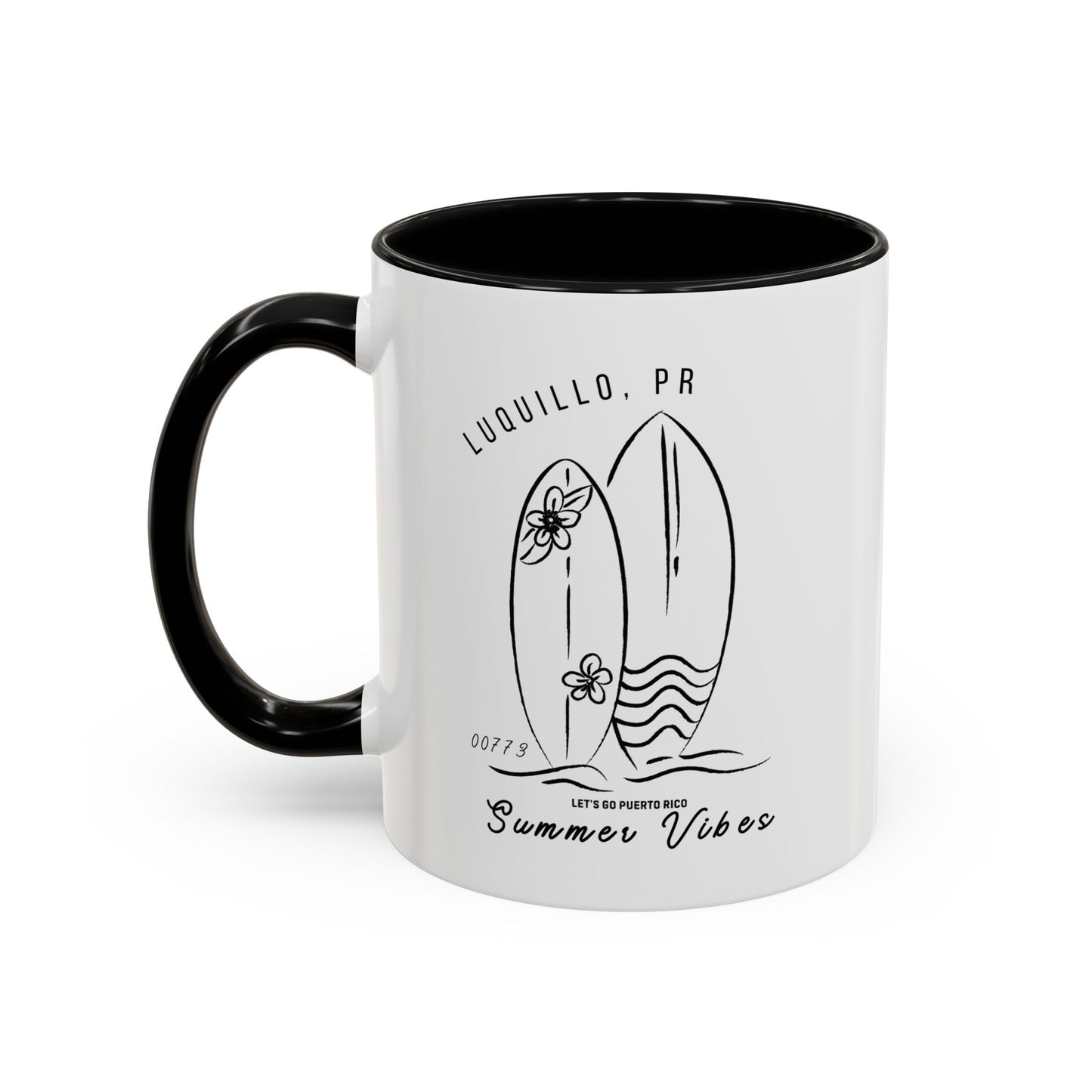 Luquillo Summer Vibes Accent Coffee Mug - 11oz