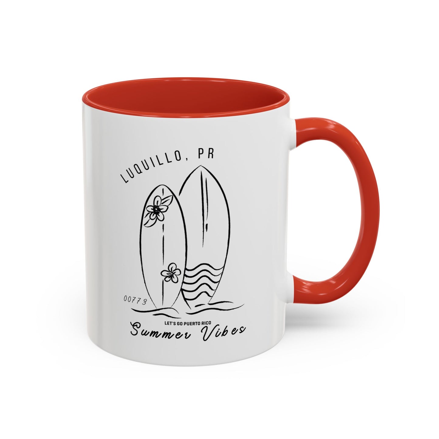 Luquillo Summer Vibes Accent Coffee Mug - 11oz