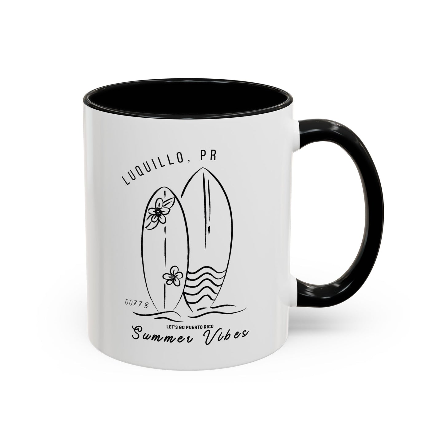 Luquillo Summer Vibes Accent Coffee Mug - 11oz