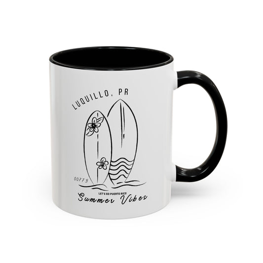 Luquillo Summer Vibes Accent Coffee Mug - 11oz