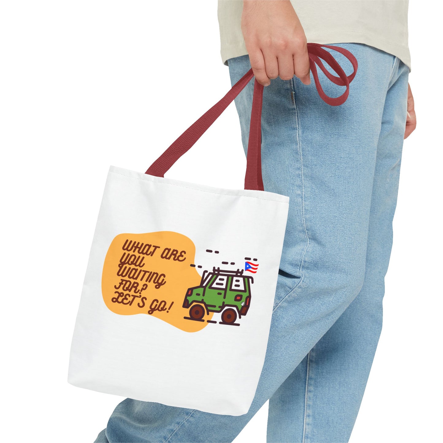 Let's Go Adventure Tote Bag