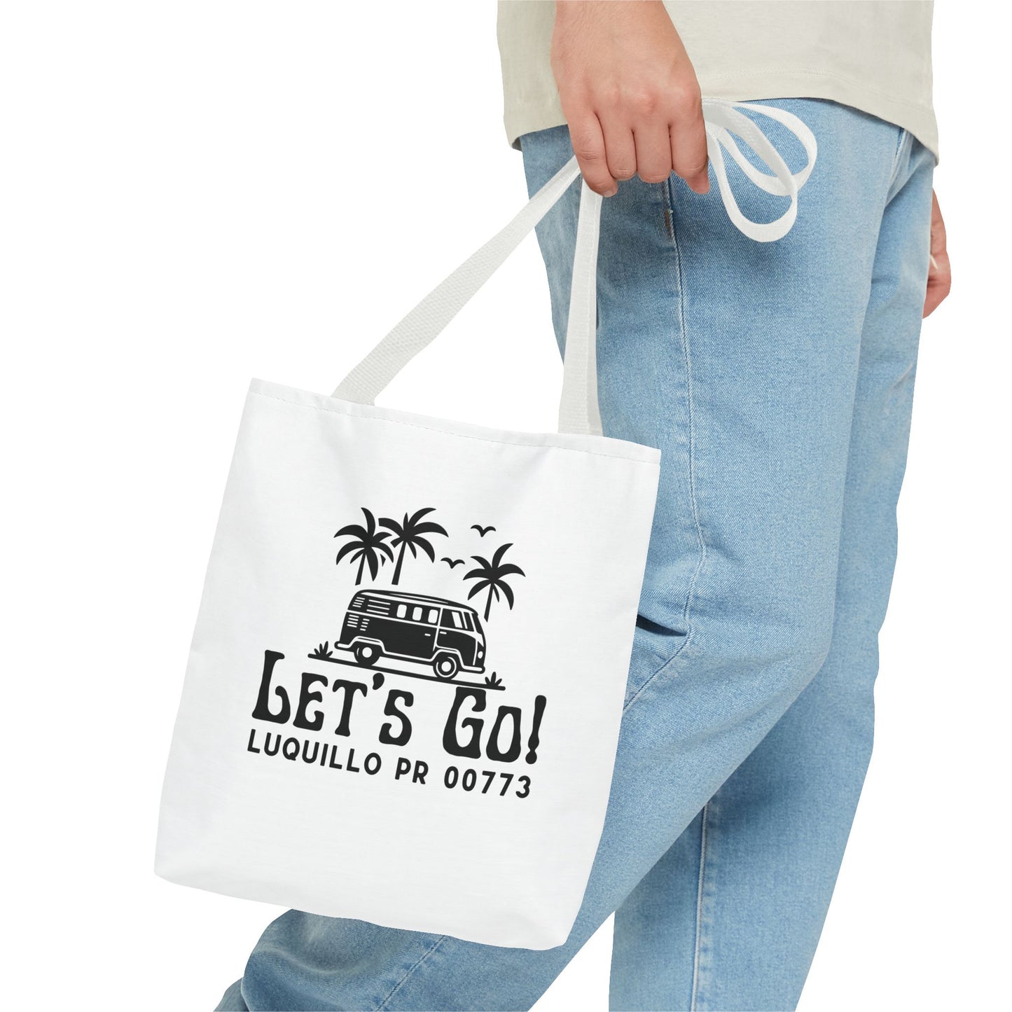 Let's Go Luquillo Tote Bag
