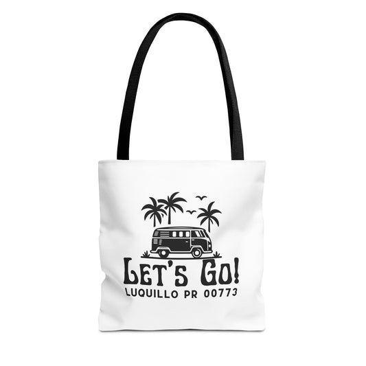 Let's Go Luquillo Tote Bag