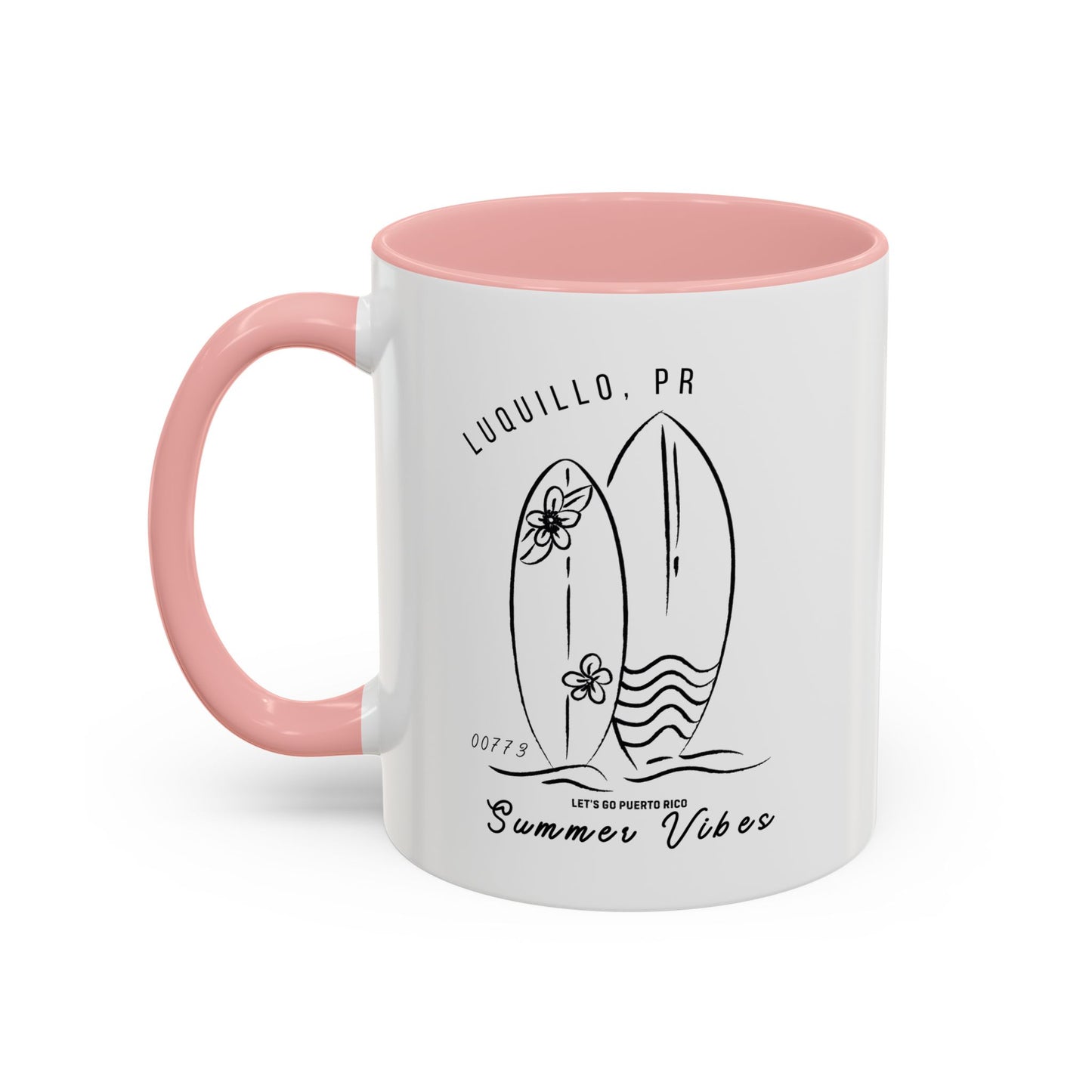Luquillo Summer Vibes Accent Coffee Mug - 11oz