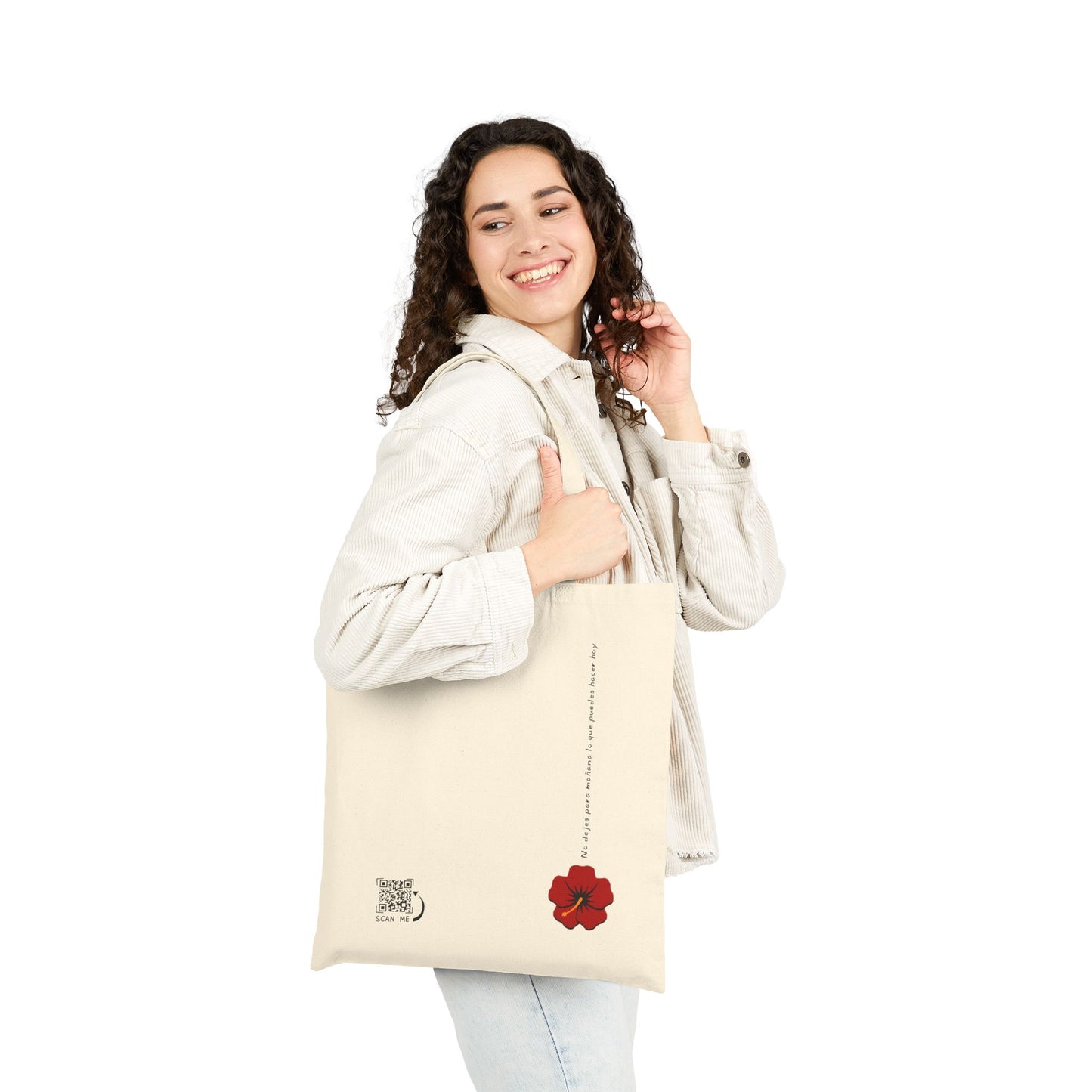 Motivational Puerto Rico Tote Bag (No dejes para mañana lo que puedes hacer hoy)