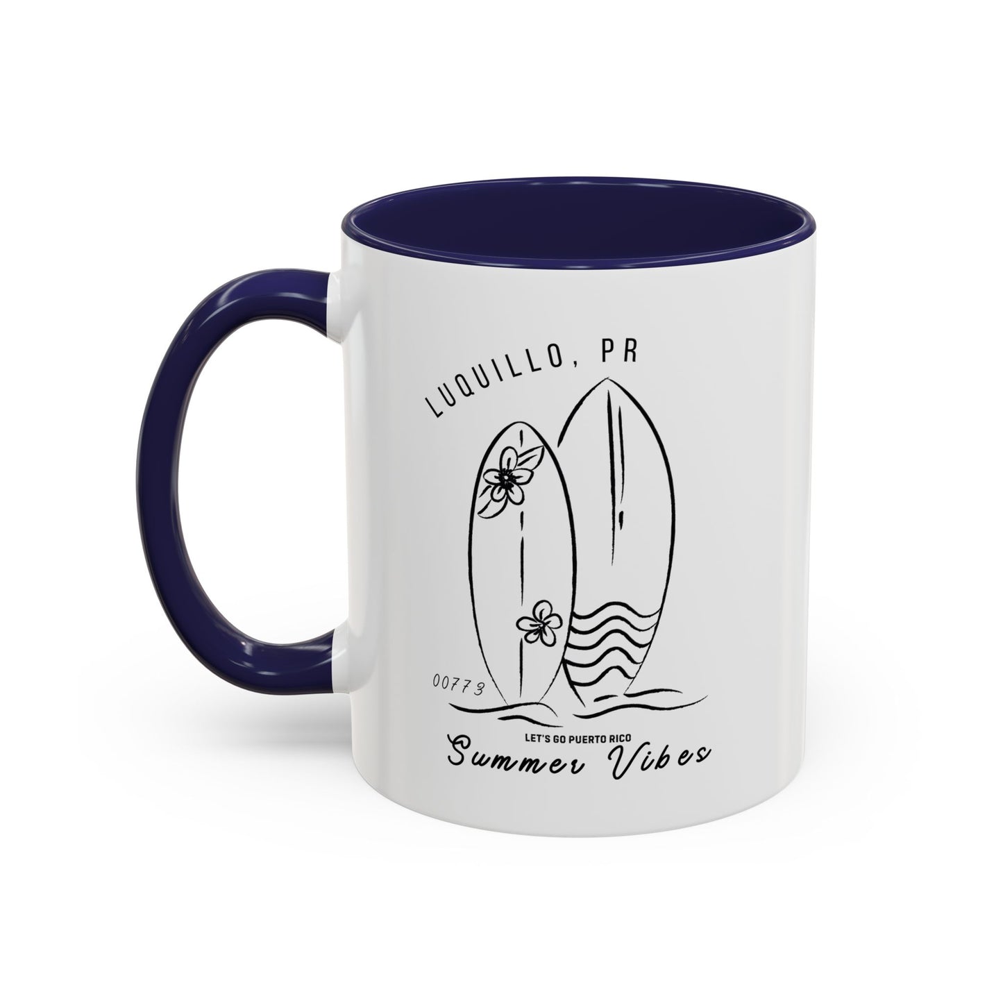 Luquillo Summer Vibes Accent Coffee Mug - 11oz