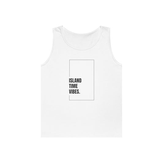 Island Time Vibes Heavy Cotton Tank Top