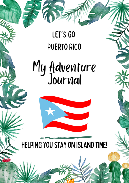 Let’s Go Puerto Rico Adventure Journal for Kids (Digital Download)